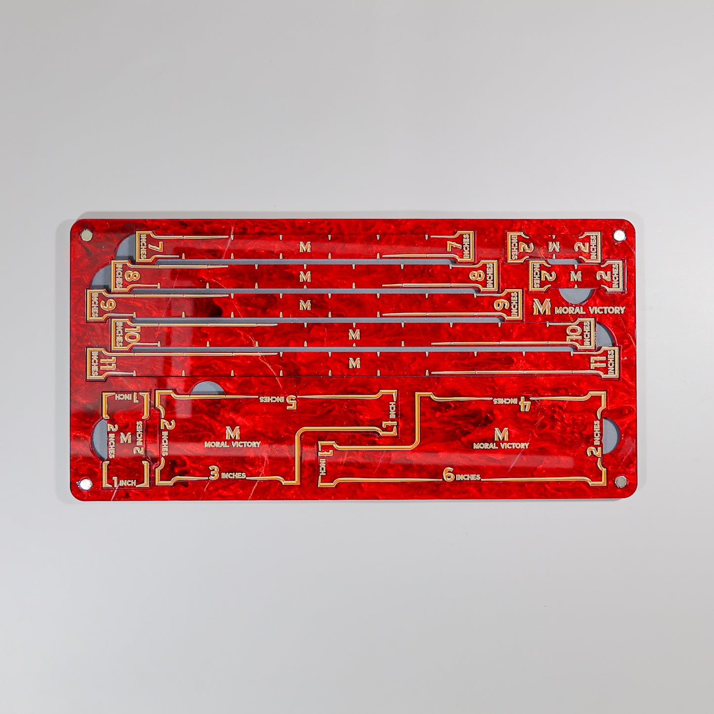 NEW Tabletop Precision Tray - BLOOD RED