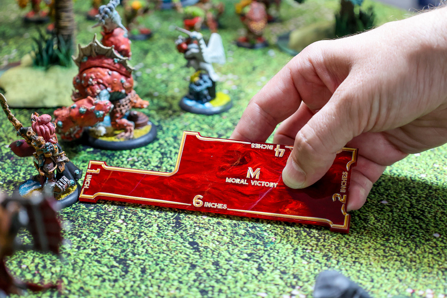NEW Tabletop Precision Tray - BLOOD RED