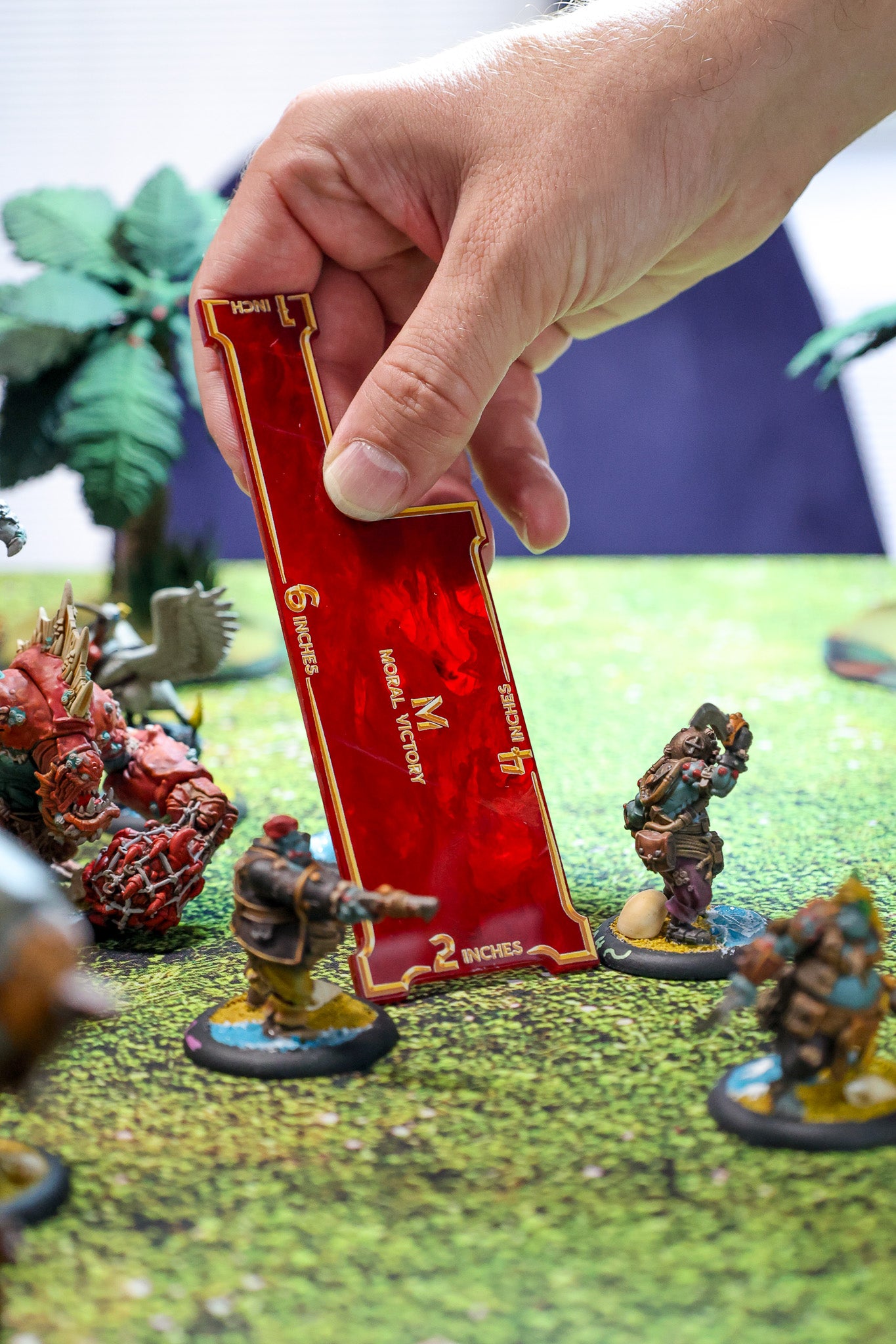 NEW Tabletop Precision Tray - BLOOD RED