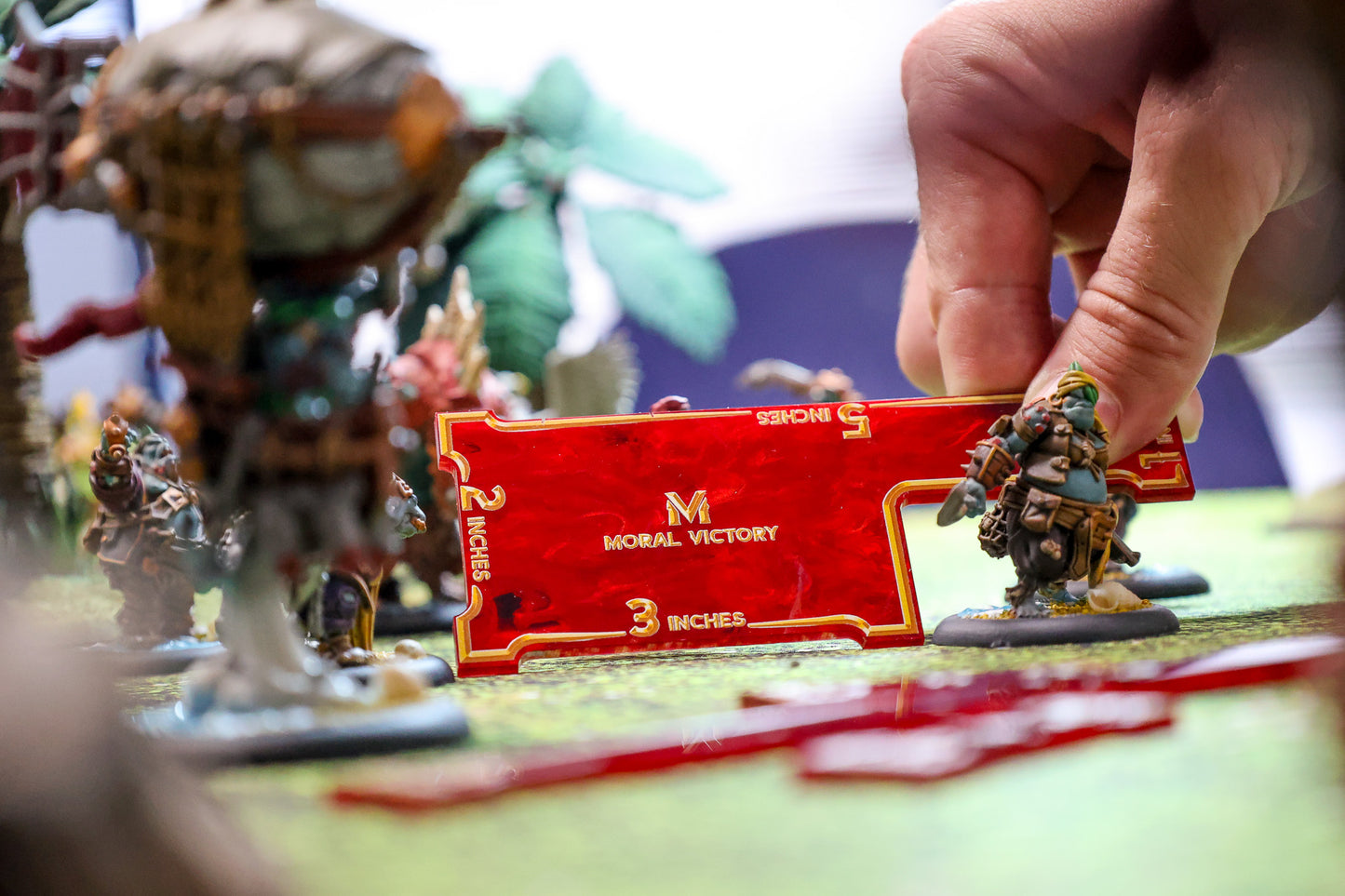 NEW Tabletop Precision Tray - BLOOD RED