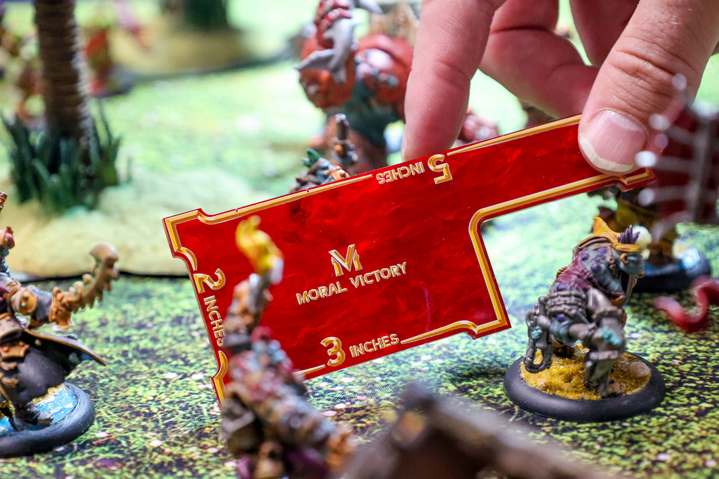 NEW Tabletop Precision Tray - BLOOD RED