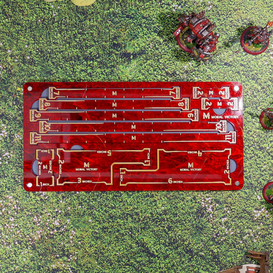Moral Victory Tabletop Tray Blood Red